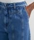 Imagem miniatura do produto Pantalón Mom Jeans con Cintura Alta y Recortes Variados Azul 3