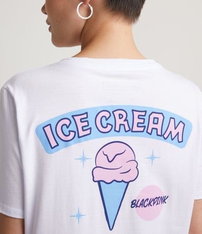 ice cream moletom com capuz blackpink