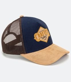 Boné Trucker com Patch Crafted
