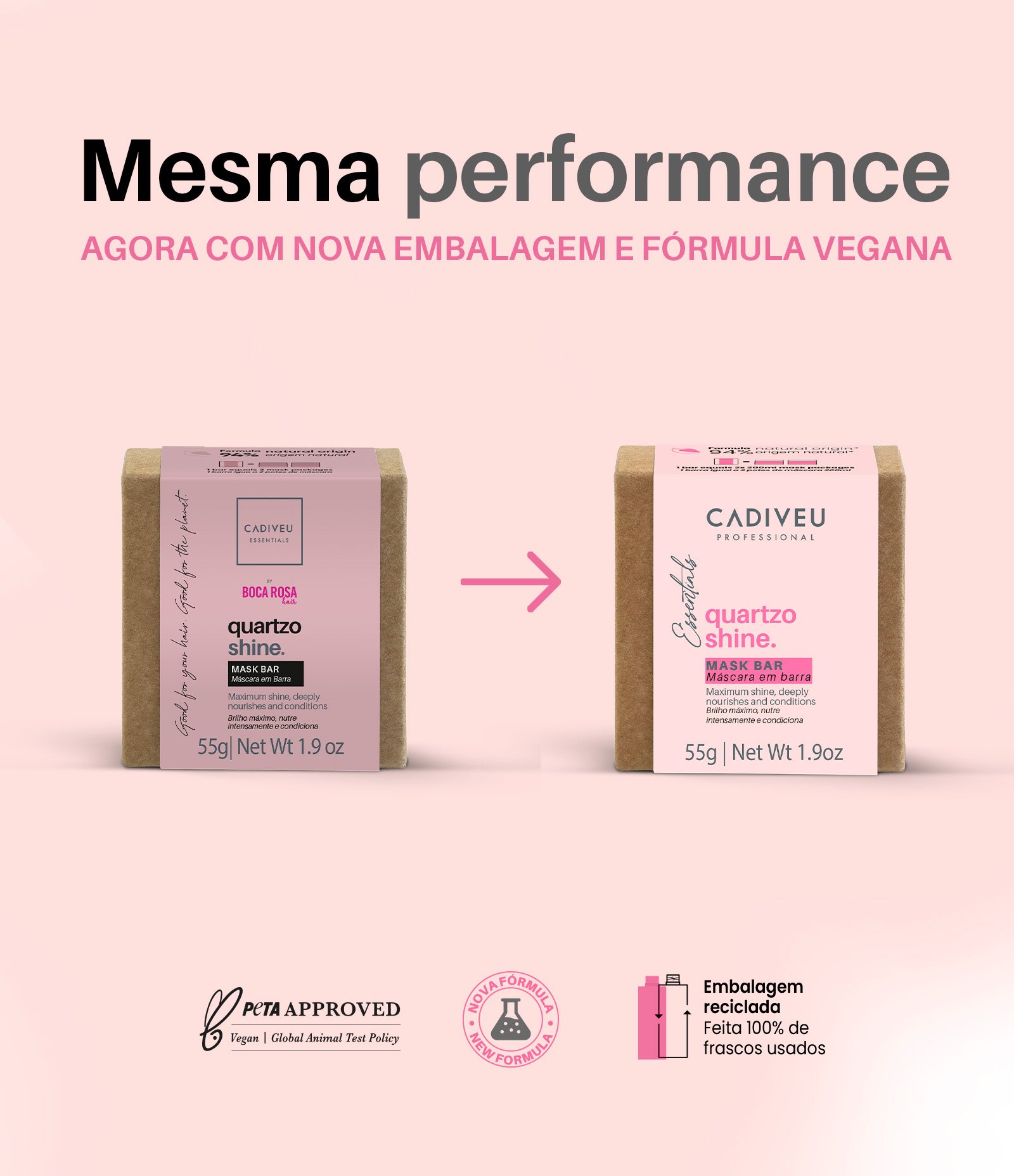 Shampoo em Barra Quartzo Shine Cadiveu 70g 7