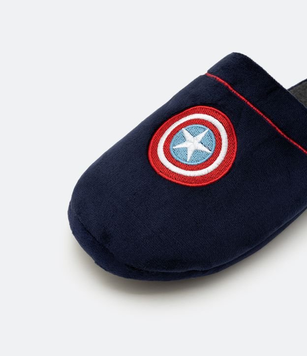 Pantufla Chinela con Estampado Capitán América y Avengers Azul 3