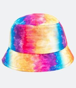 Chapéu Infantil Bucket com Estampa Tie Dye