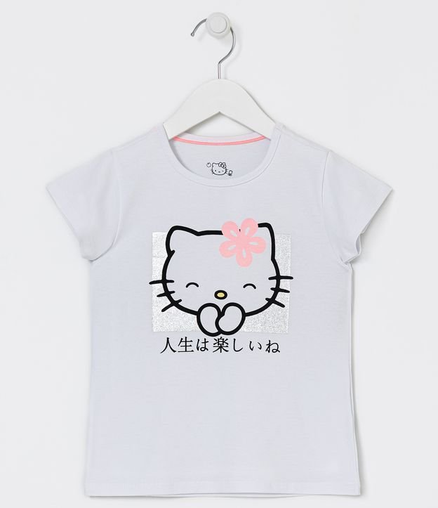 Blusa Infantil con Estampado Hello Kitty - Talle 5 a 14 años Blanco 1