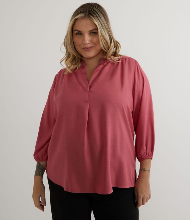 Blusa alongada plus sales size