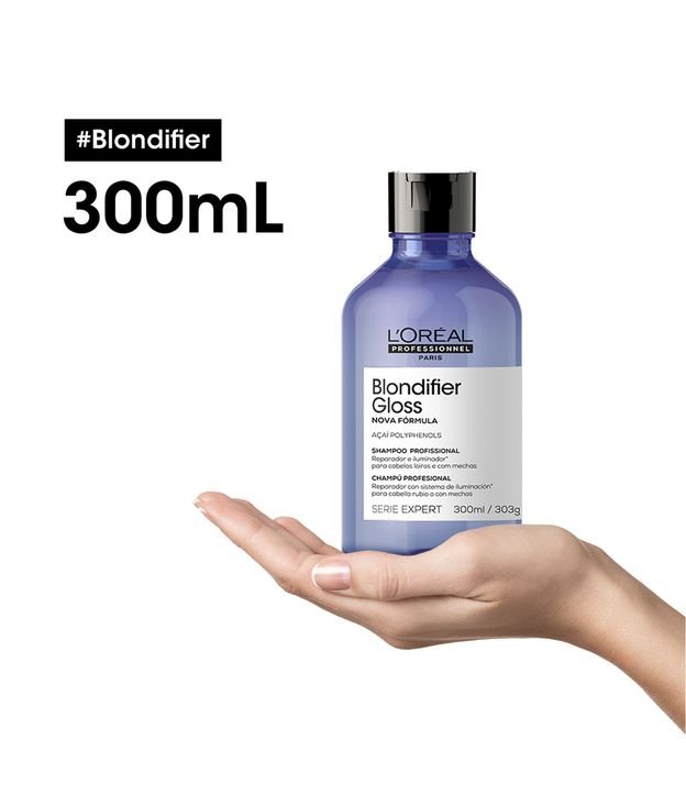 Shampoo Capilar Blondifier Gloss Serie Expert 300ml 3