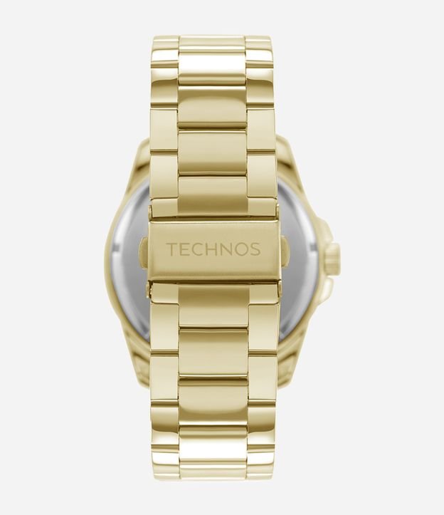 Kit Relógio Technos com Pulseira em Aço e Caixa  2115MYRK1P Dourado 4