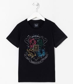 Camiseta Infantil com Estampa Harry Potter - Tam 1 a 14 anos