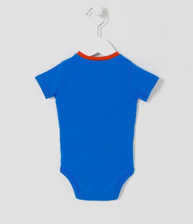 Body Infantil Disfrace del Super Hombre - Tam RN a 18 meses Azul 2