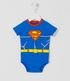 Imagem miniatura do produto Body Infantil Disfrace del Super Hombre - Tam RN a 18 meses Azul 1