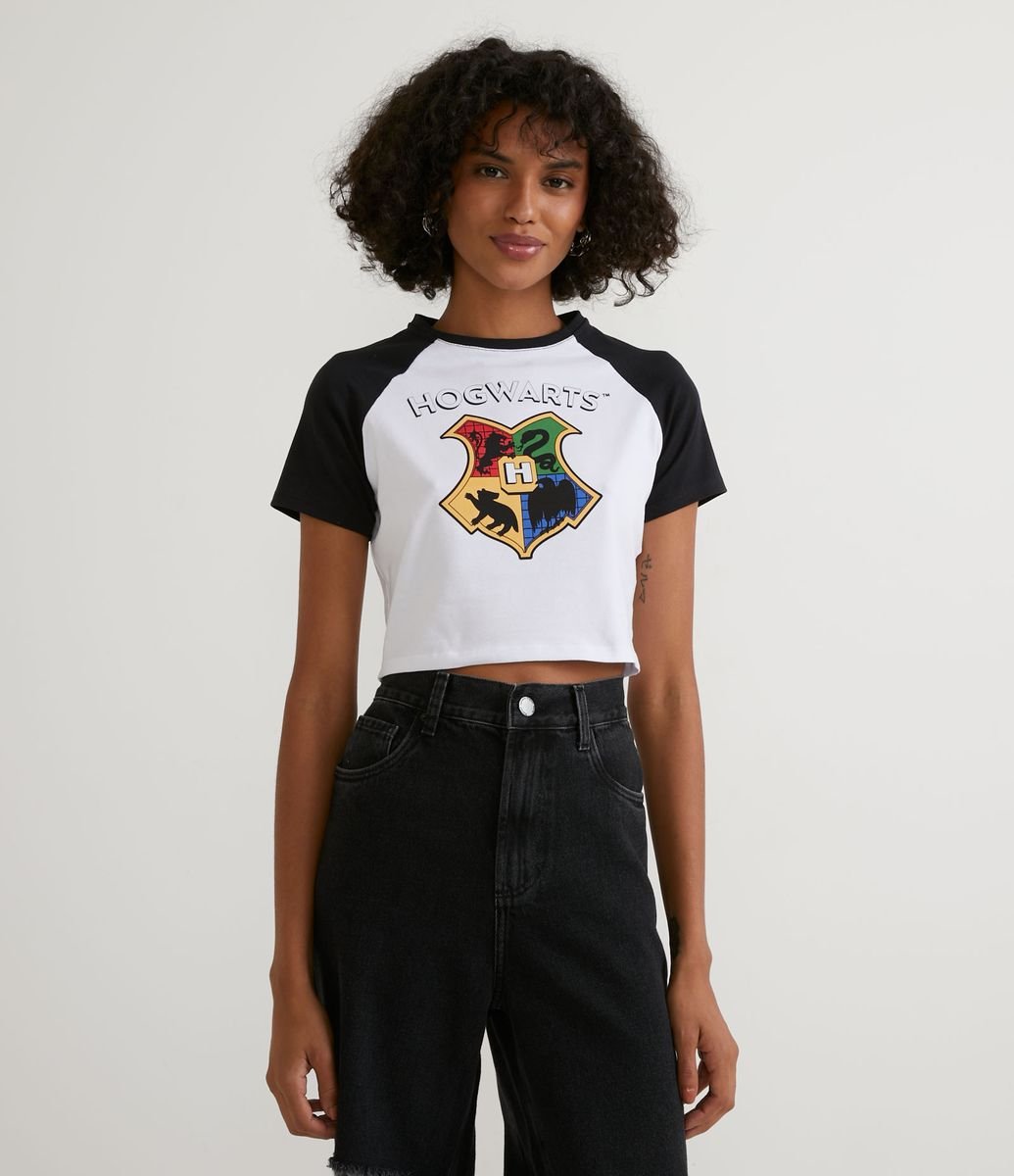 camiseta harry potter feminina renner