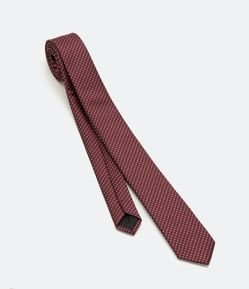 Gravata Pontilhada em Textura Maquinetada