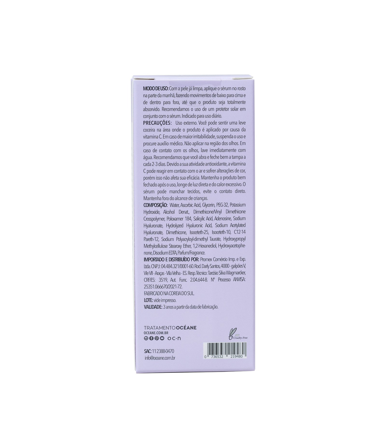 Sérum Facial Vitamina c e Acido Salicilico 30ml 3