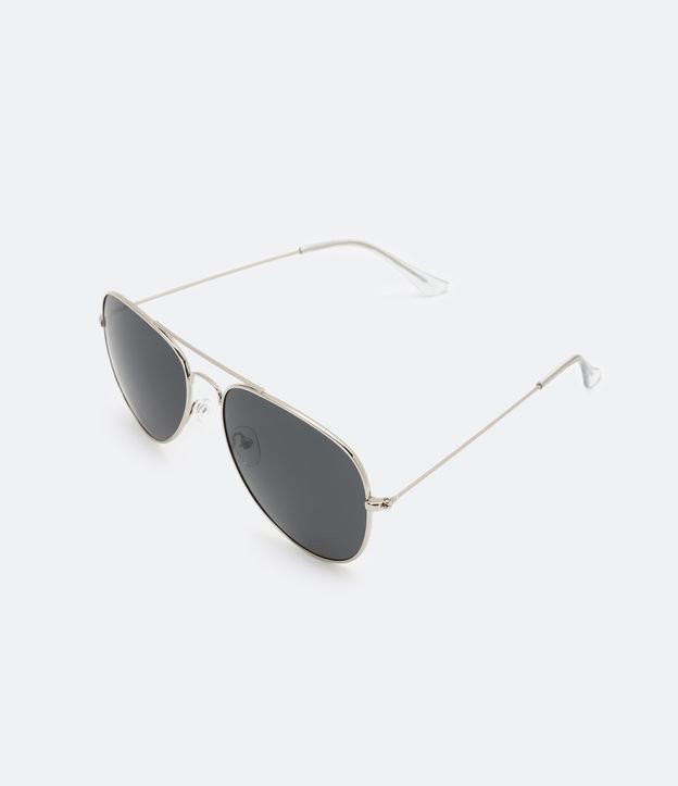 Óculos de Sol Aviador com Ponte Dupla
