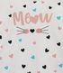 Imagem miniatura do produto Blusa Infantil Estampado Meow con Glitter - Talle 1 a 5 años Blanco 3