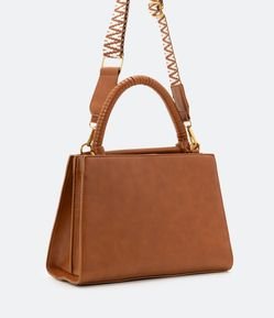 Bolsa Satchel com Alça Gorgurão