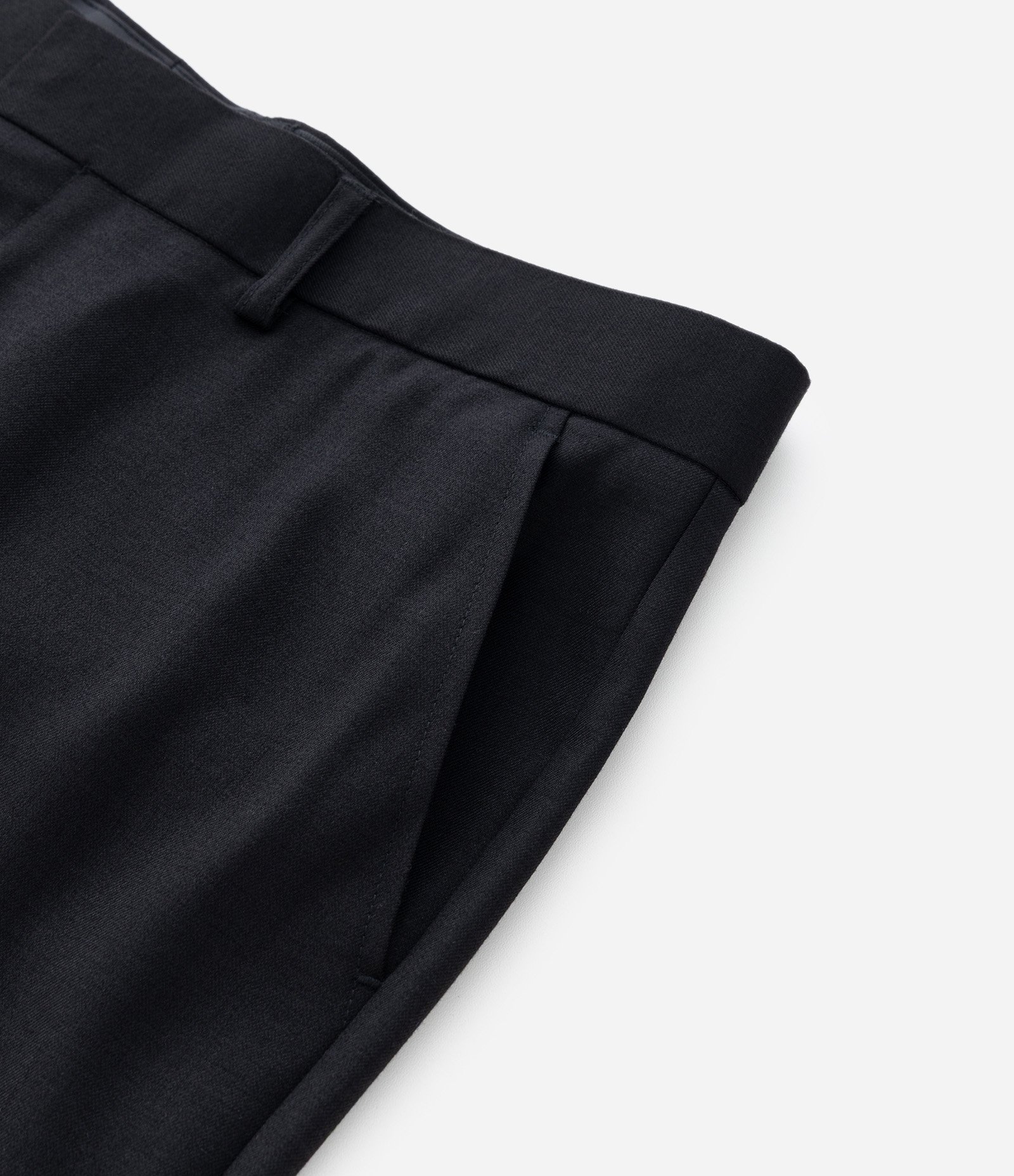 Calça Social Slim em Poliviscose com Bolsos Preto 10