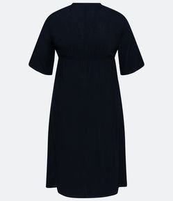 Saída de Praia Vestido Viscose com Fenda Curve & Plus Size