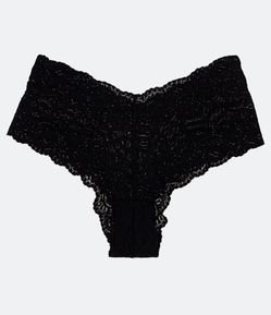 Calcinha Caleçon em Renda Floral Curve & Plus Size