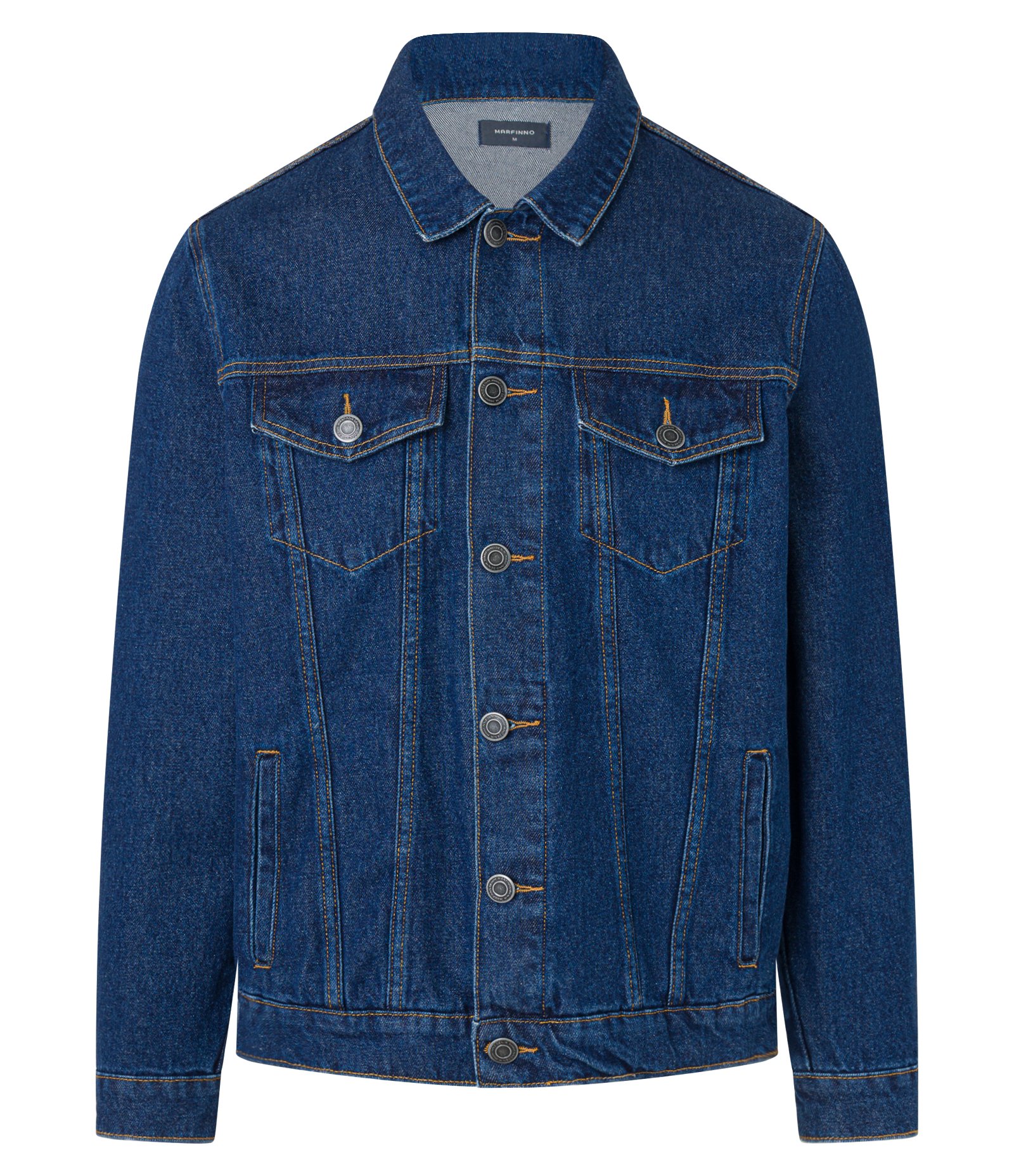 Jaqueta Trucker em Jeans com Bolsos Azul 8