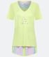 Imagem miniatura do produto Pijama Corto en Viscolycra con Lettering Bordado Multicolores 6