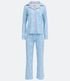 Imagem miniatura do produto Pijama Americano Largo en Viscolycra con Estampado Dumbo Azul 5