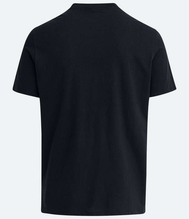 Camiseta Regular com Estampa Venom Brilha no Escuro Preto 6