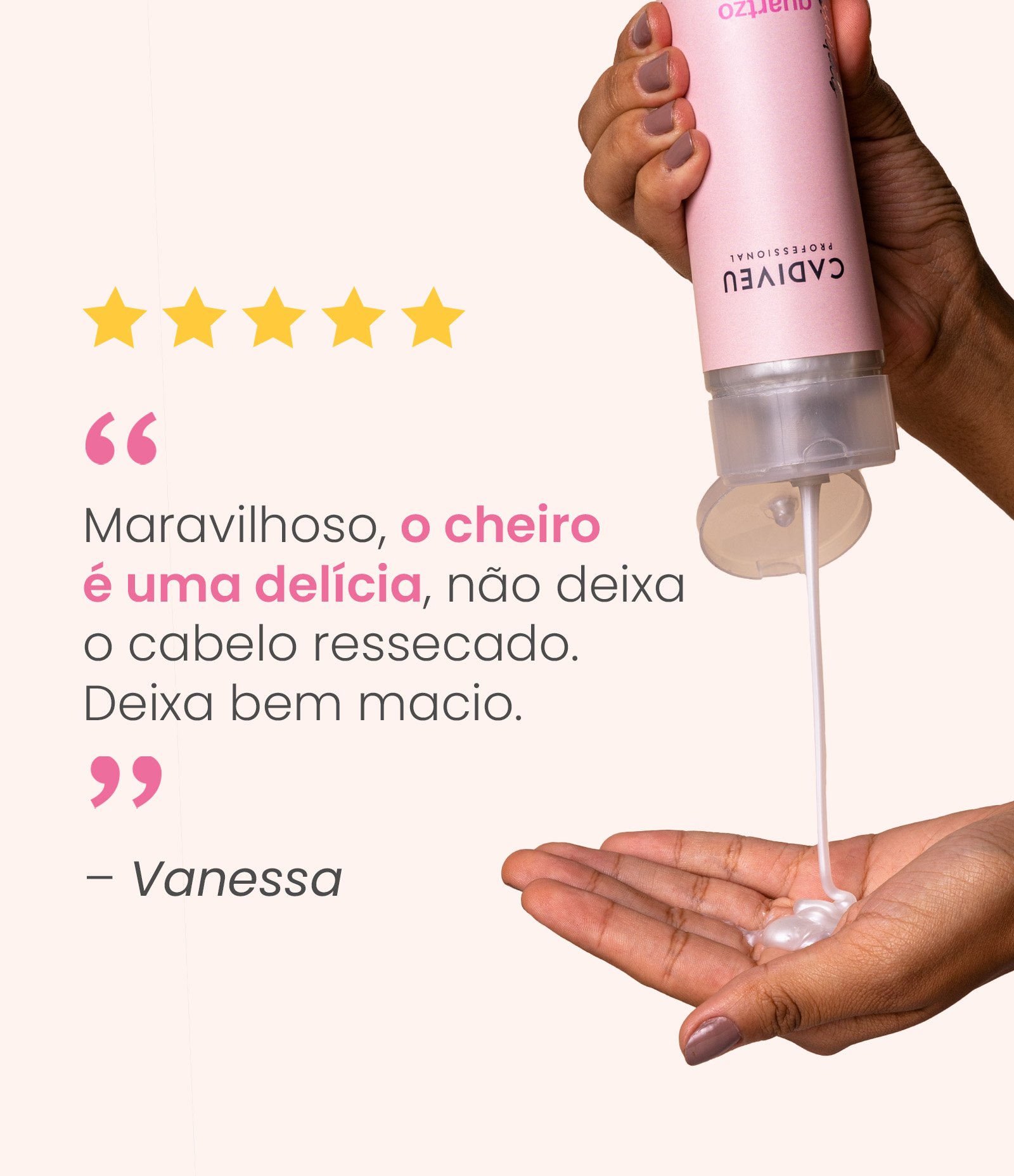 Shampoo Quartzo Shine Hair Cadiveu Essentials 250ml 4