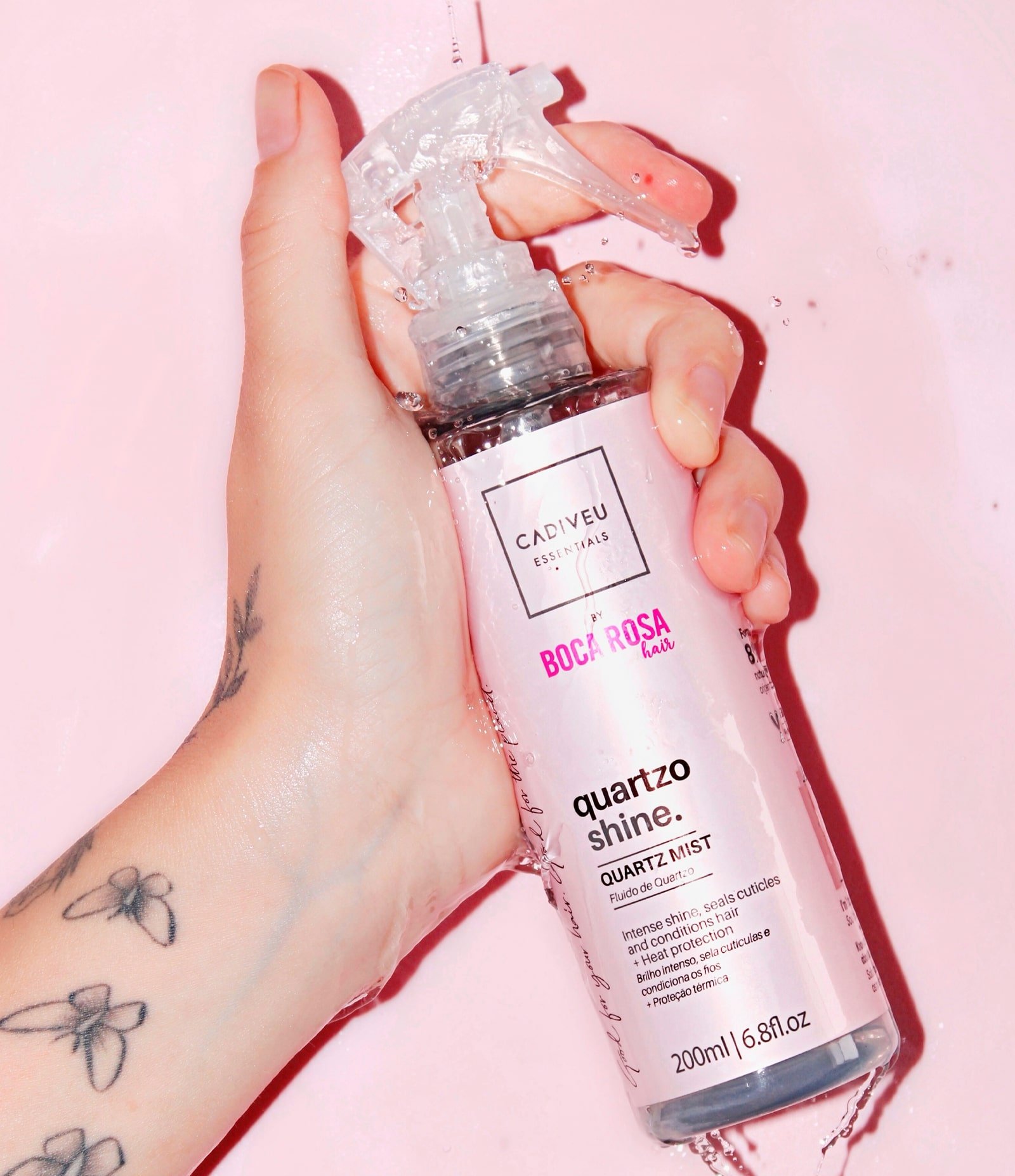 Serum Fluido de Quartzo Shine Hair Cadiveu Essentials 200ml 3