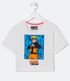 Imagem miniatura do produto Blusa Cropped Infantil con Estampado de Naruto - Talle 5 a 14 años Blanco 1