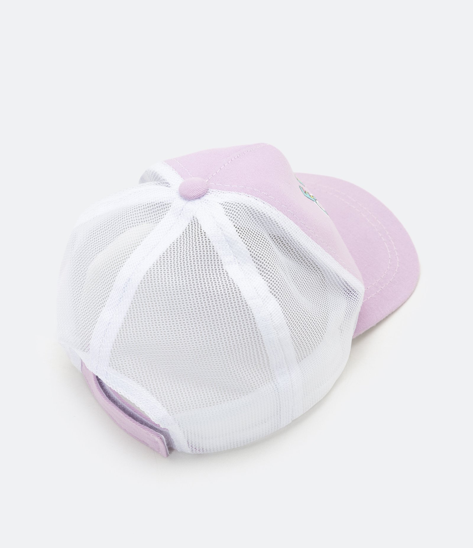 Boné Infantil em Microfibra com Estampa Arco-íris Rosa 2