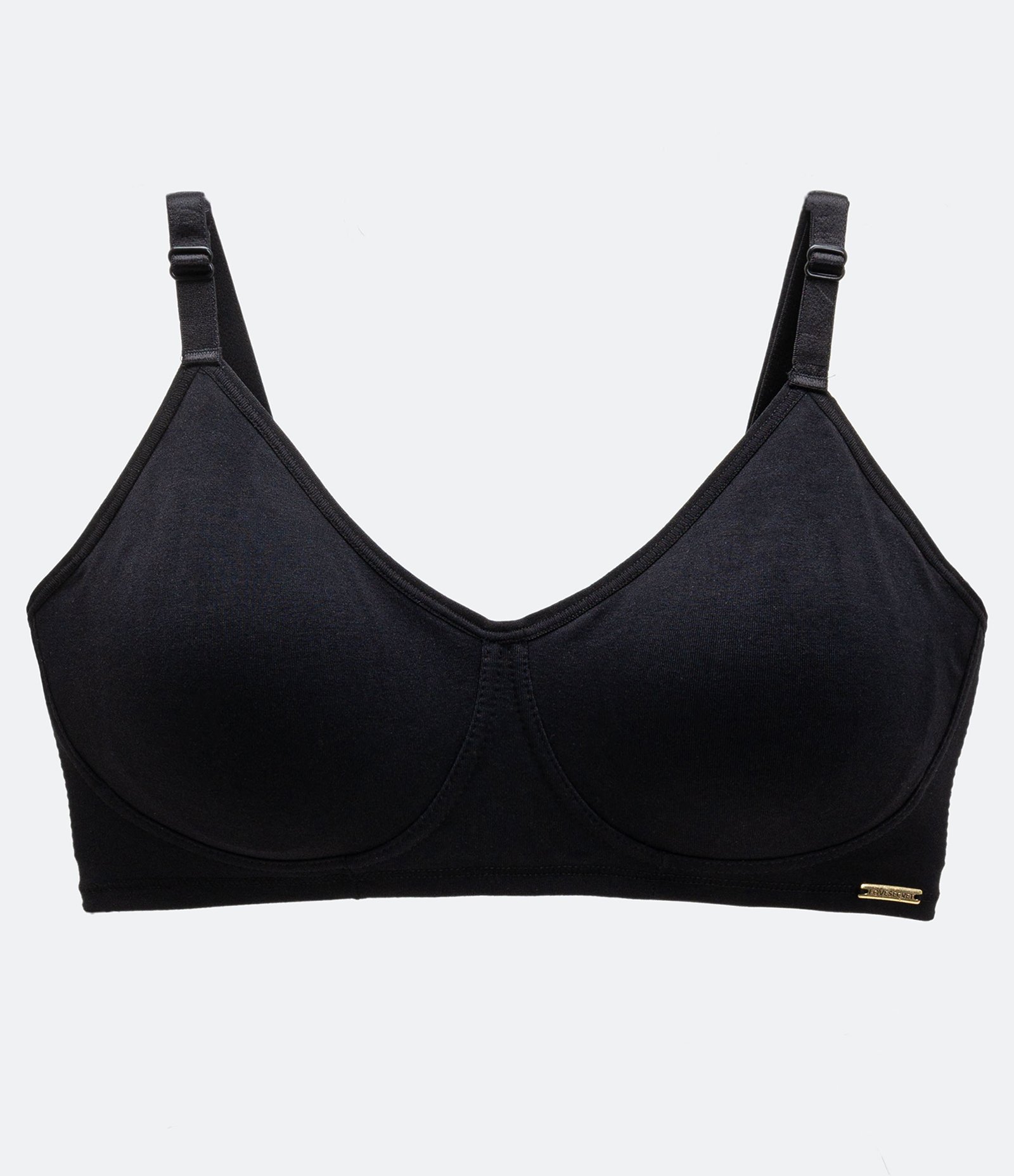 Sutiã Base em Modal com Bojo e Base Reforçada Love Secret Preto 6