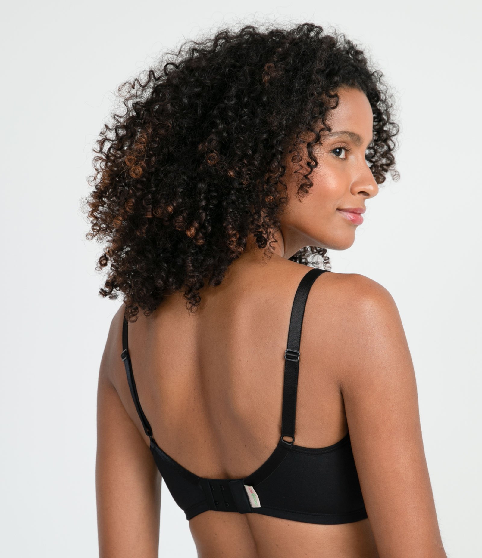 Sutiã Base em Modal com Bojo e Base Reforçada Love Secret Preto 2