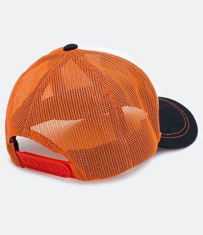 Boné Infantil com Estampa de Naruto Branco - Renner