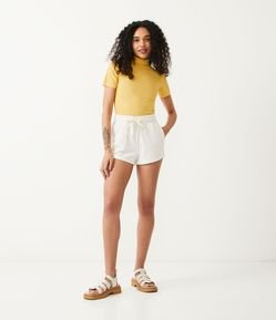 Short Runner em Algodão com Cordão para Amarração Comfy