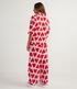 Imagem miniatura do produto Pijama Americano Largo en Viscosa con Estampado de Corazones Rojo 3