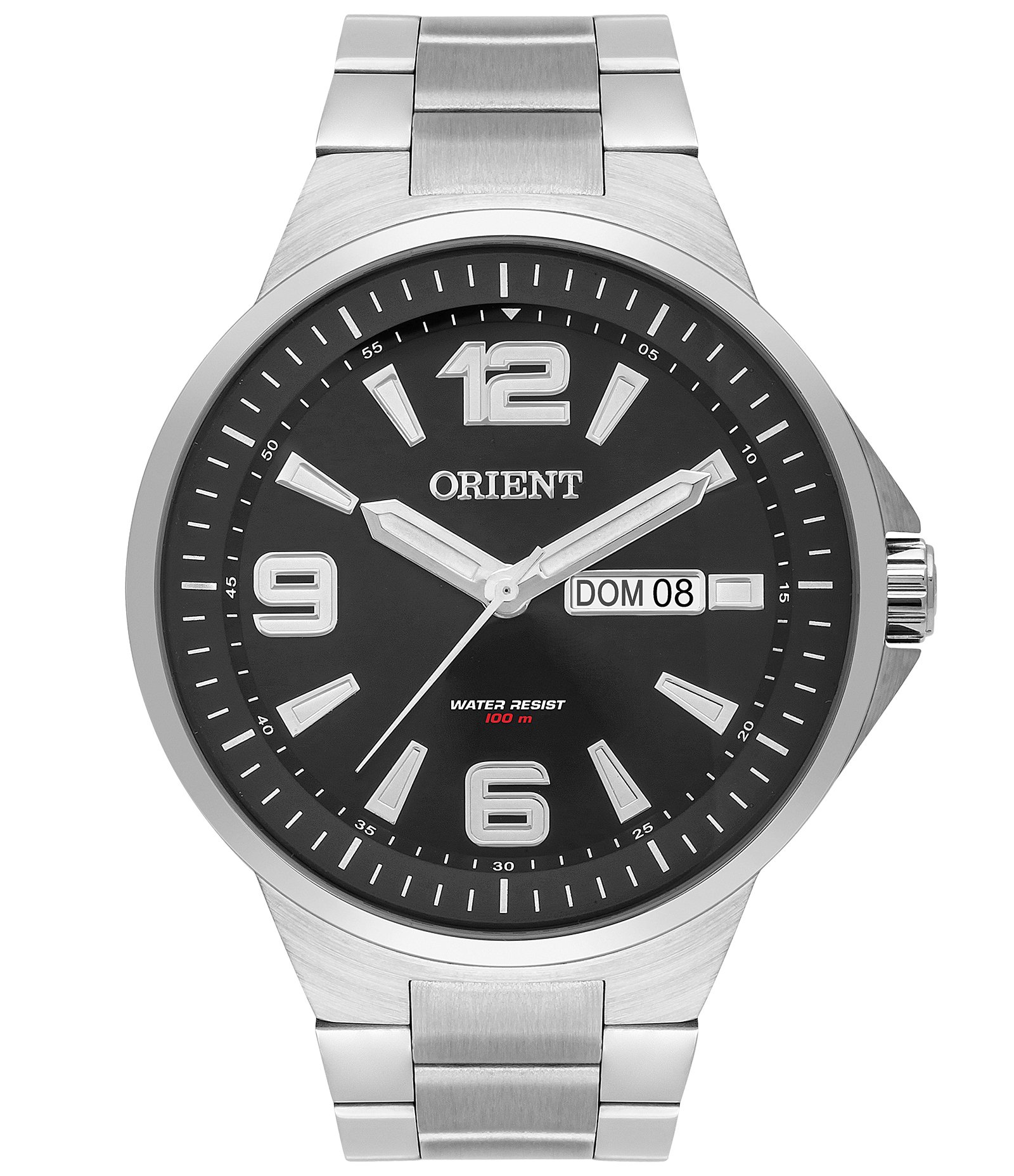 Relógio Orient com Pulseira em Aço com Caixa em Metal MBSS1403 P2SX Preto 1