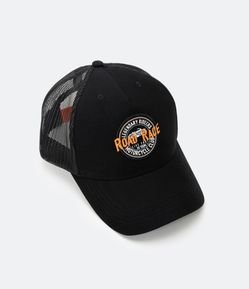 Boné Trucker com Lettering Road Race