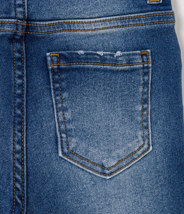 Pantalón Infantil en Jeans Básica - Talle 5 a 14 años Azul 5