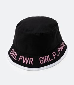 Chapéu Bucket Infantil com Estampa Girl PWR