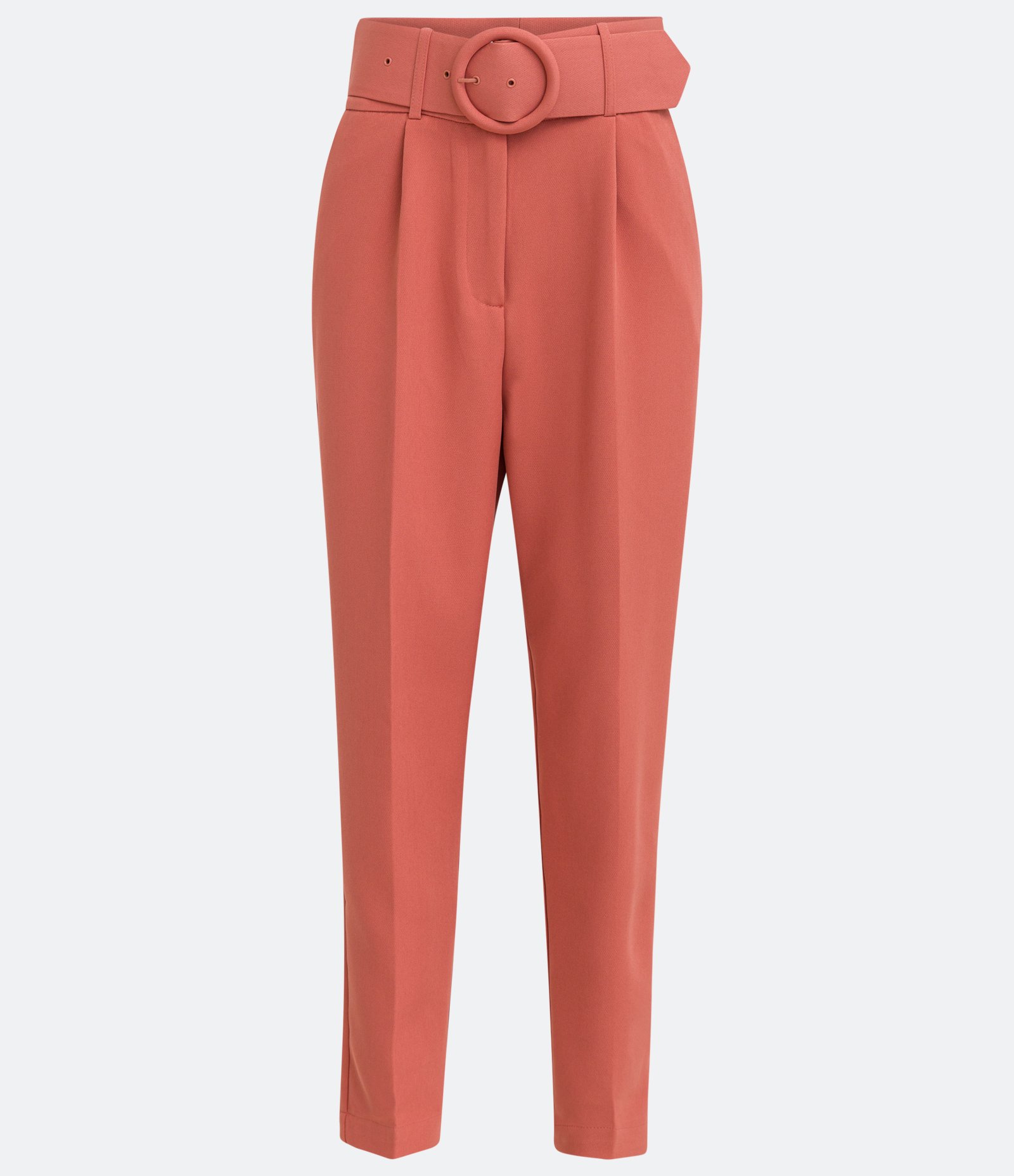 Calça Cenoura em Crepe com Cinto Estruturado 6