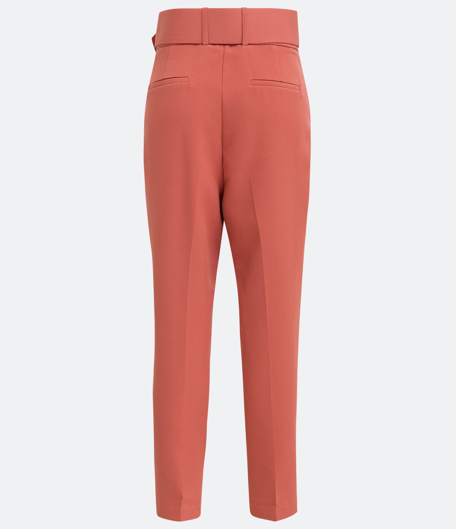 Calça Cenoura em Crepe com Cinto Estruturado 7