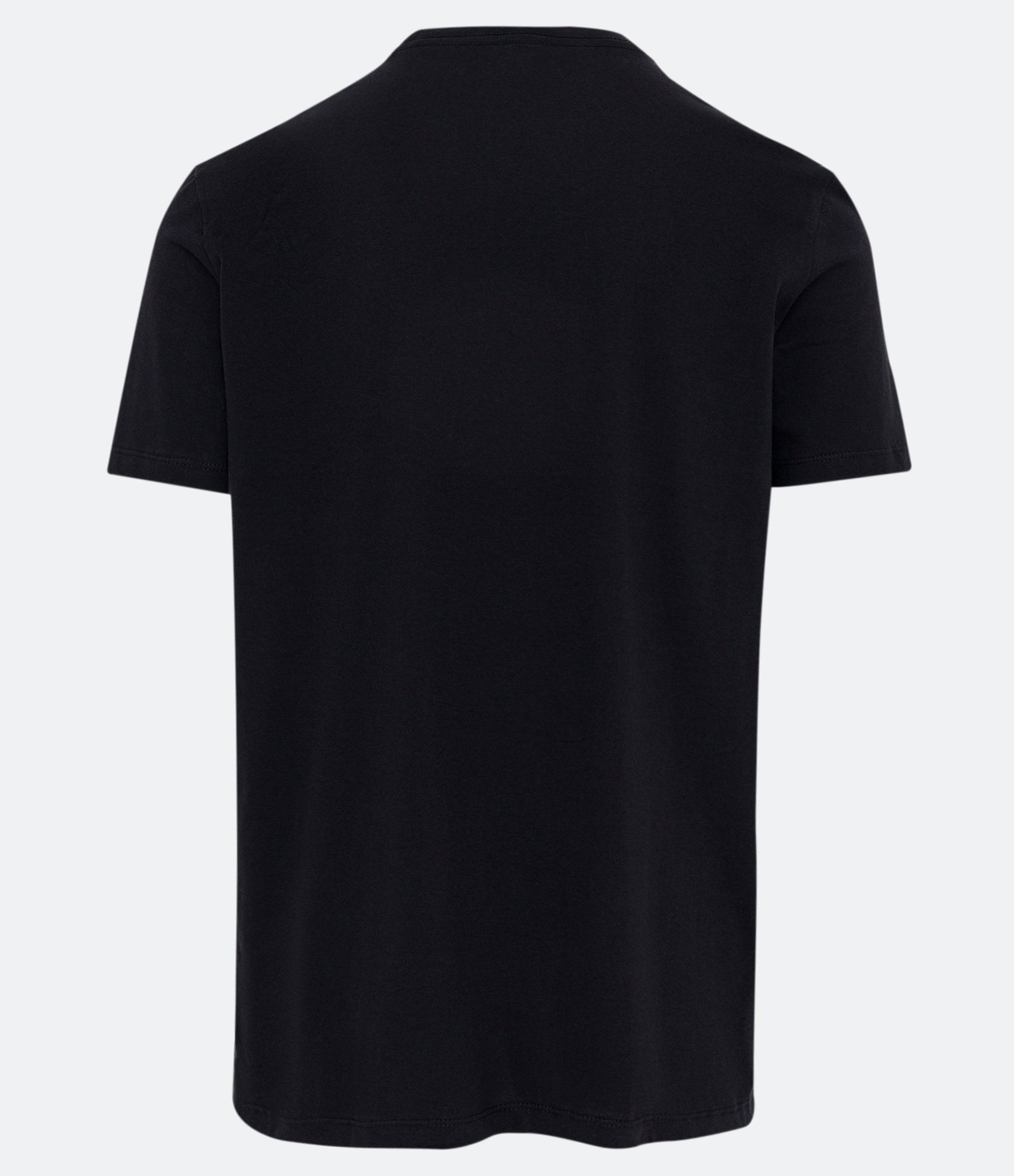 Camiseta em Meia Malha com Estampa Oriental Preto 2