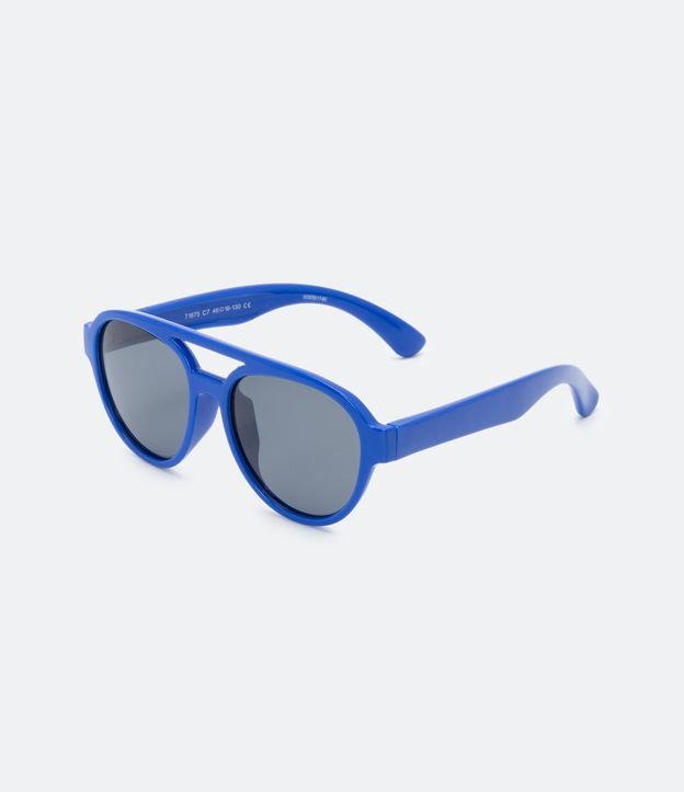 Óculos de Sol Infantil Aviador Flexível com Lente UV Polarizada
