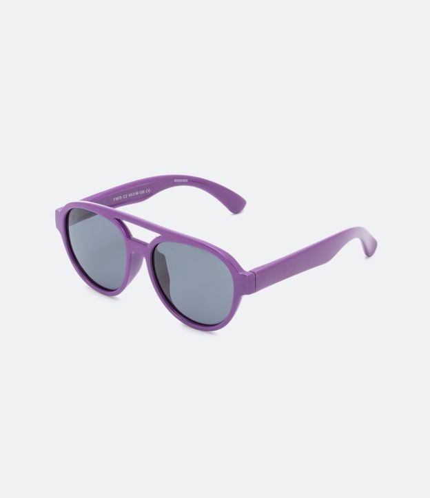 Óculos de Sol Infantil Aviador Flexível com Lente UV Polarizada