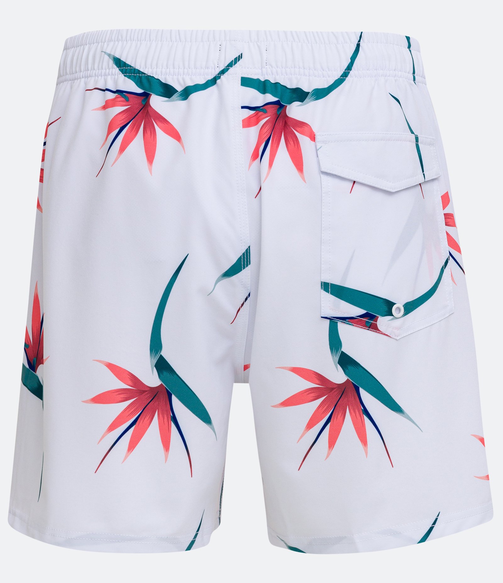 Bermuda com Cós Elástico e Estampa Floral Branco 7