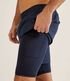 Imagem miniatura do produto Bermuda Deportiva con Short Compresor y Lettering Stronger Azul 5