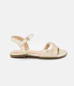 Sandália Infantil com Fechamento a Velcro e Tira Fofinha