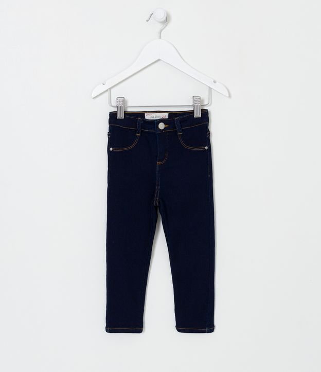 Pantalón Infantil en Jeans Básico - Talle 1 a 5 años Azul 1
