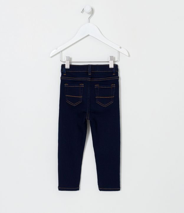 Pantalón Infantil en Jeans Básico - Talle 1 a 5 años Azul 2