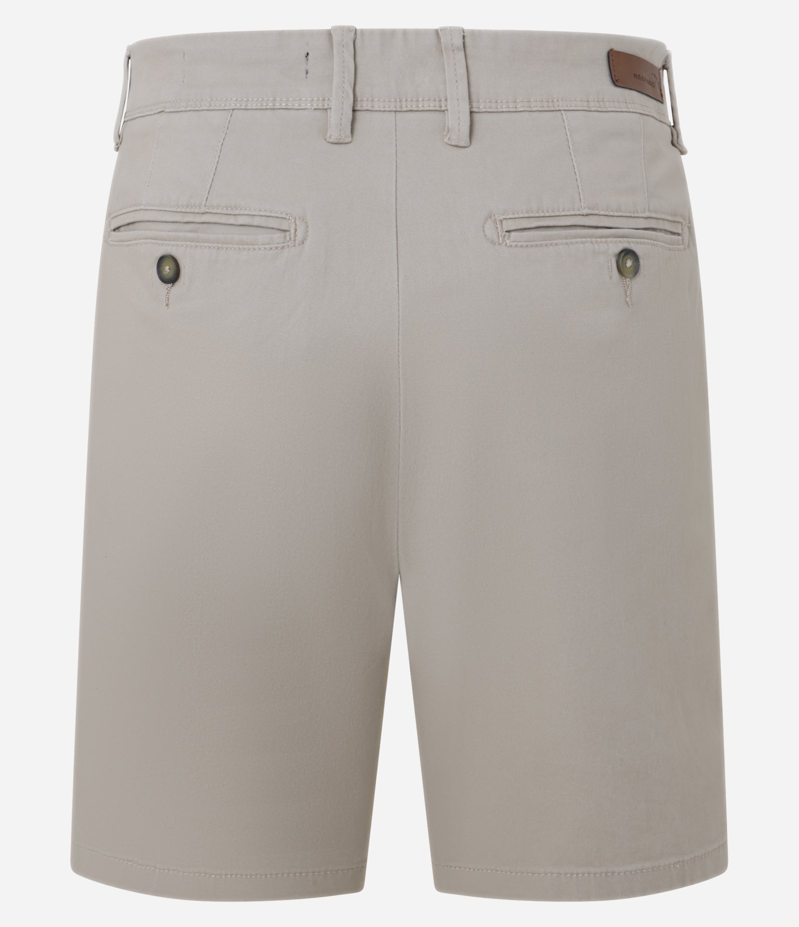 Bermuda Slim em Sarja com Elastano Bege Médio 2